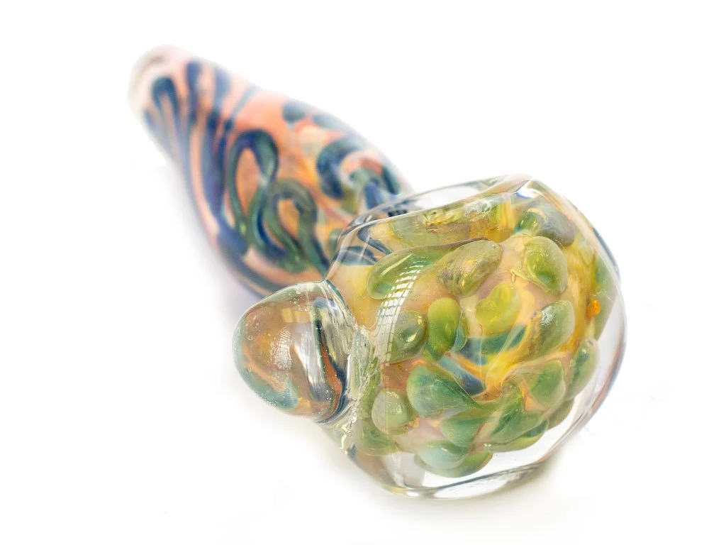 Gold Fumed Glass Pipe