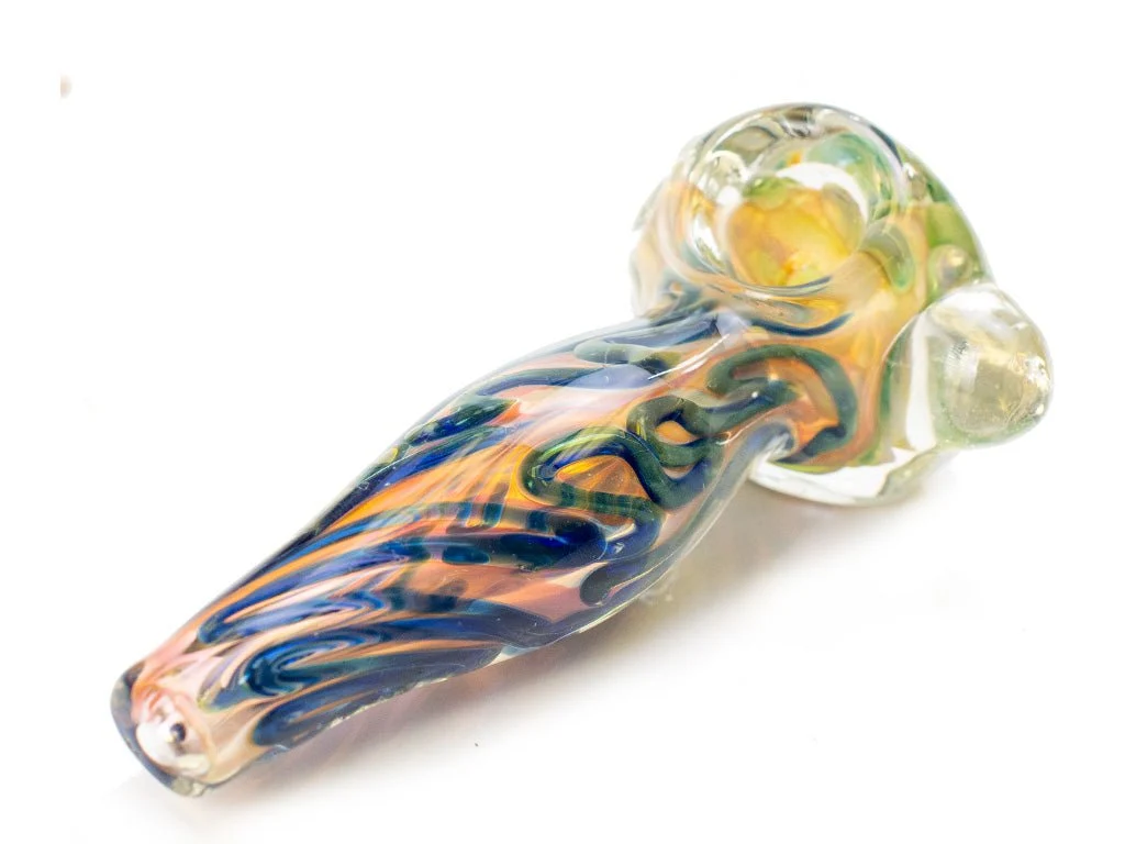 Gold Fumed Glass Pipe